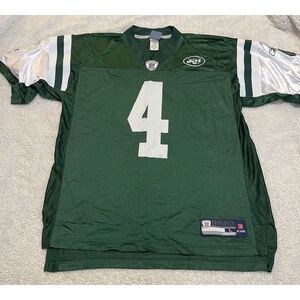 Reebok Onfield Equipment NFL New York‎ Jets Brett Favre Jersey Men's L Green